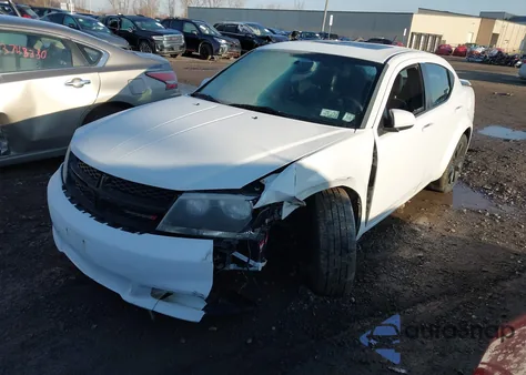 2014 Dodge Avenger Sxt from USA, damaged, VIN 1C3CDZCB5EN184465
